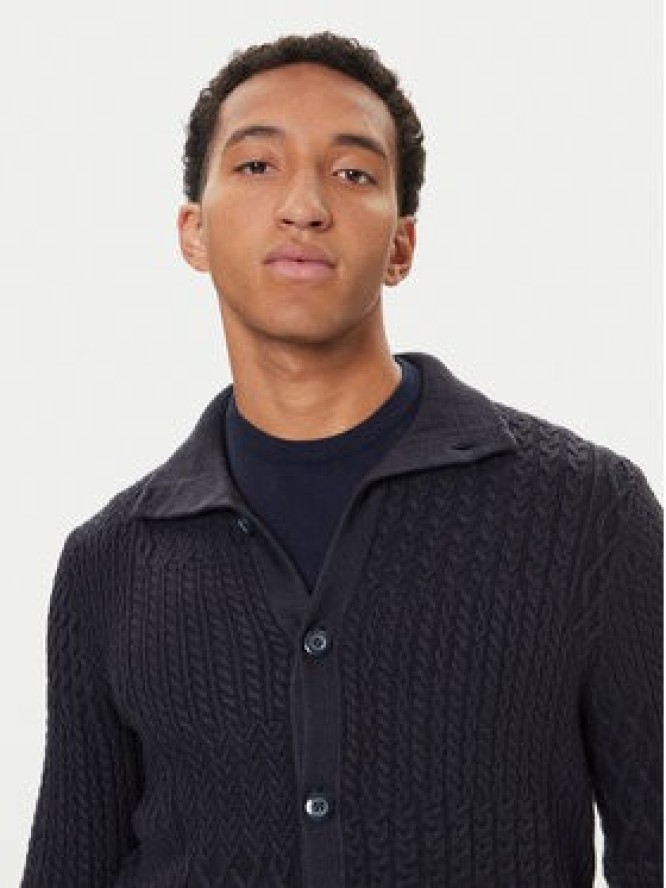 Guess Kardigan M5BR43 Z2ZK2 Granatowy Regular Fit