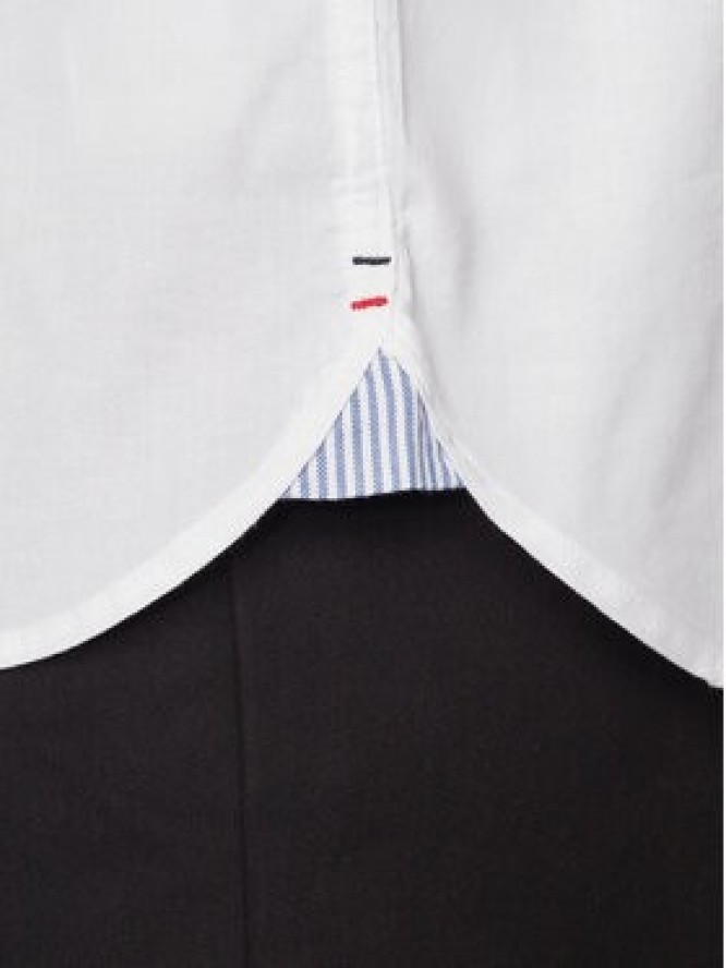Tommy Hilfiger Koszula 1985 MW0MW33810 Biały Slim Fit