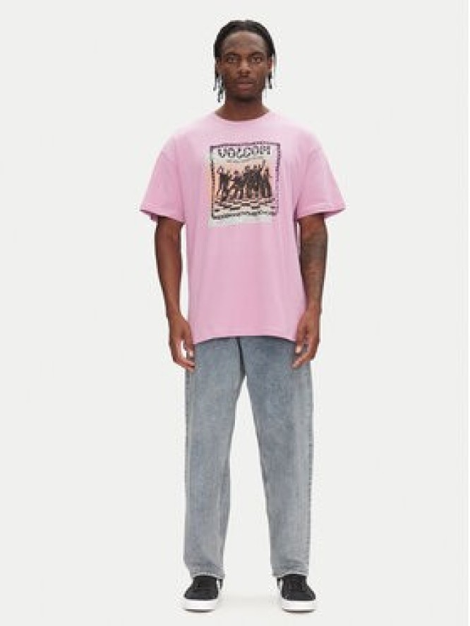 Volcom T-Shirt Filip Rygalski A4312506 Różowy Loose Fit