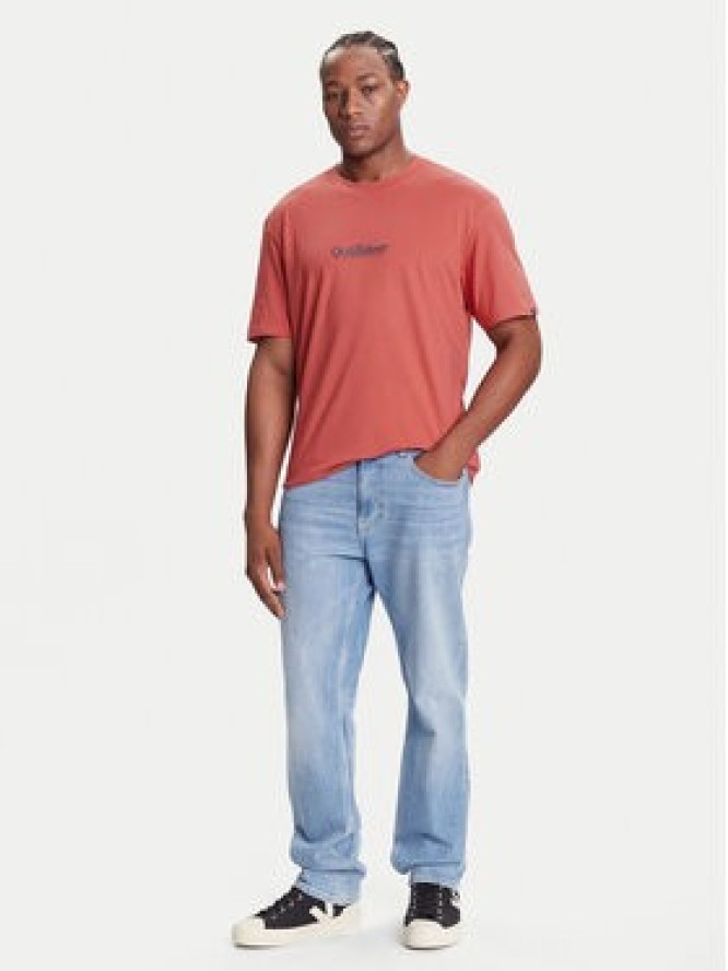 Quiksilver T-Shirt EQYZT08174 Czerwony Regular Fit