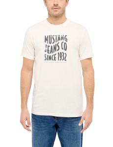 Męski T-Shirt Mustang Style Austin Whisper White 1016272 2013