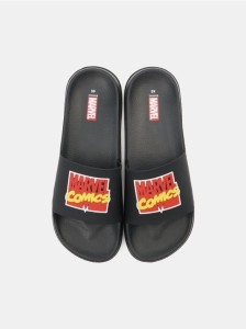 Klapki wsuwane Marvel - czarny