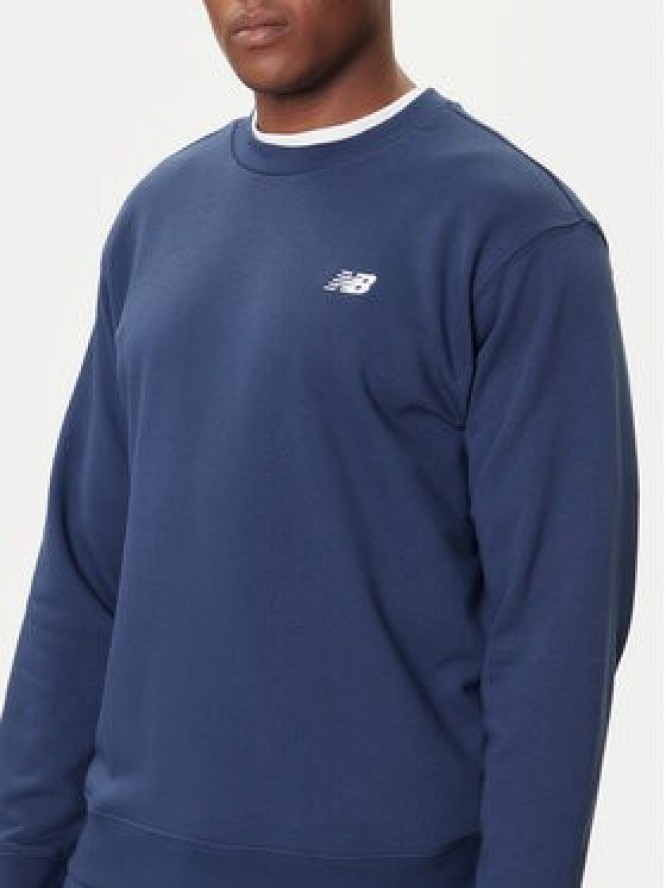 New Balance Bluza Small Logo MT41507 Granatowy Relaxed Fit