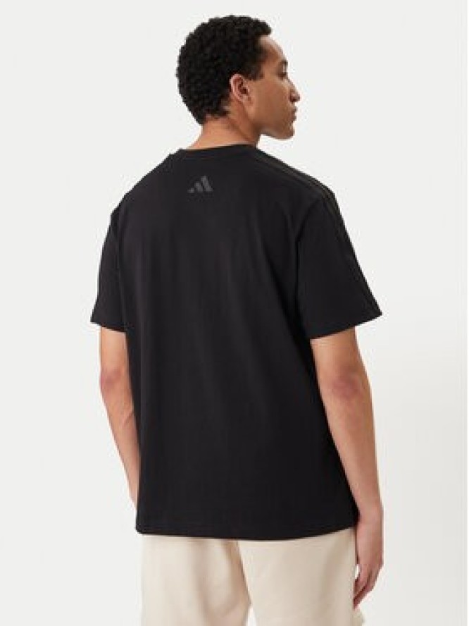 adidas T-Shirt Lux Coffee Cafe Pour Graphic KB4847 Czarny Loose Fit