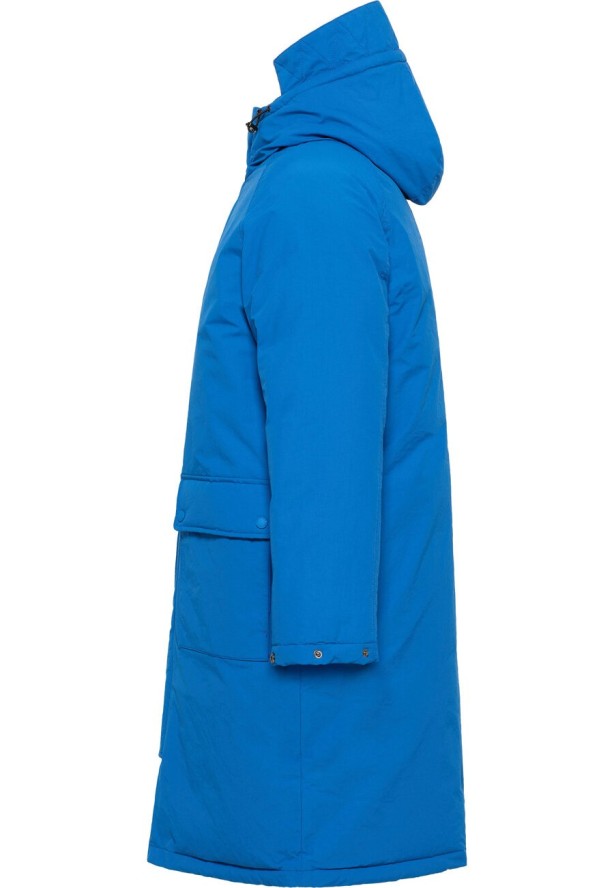 MUSTANG LONG PARKA MĘSKA KURTKA ZIMOWA CIEPŁA NA ZIME SNORKEL BLUE 1014472 5337