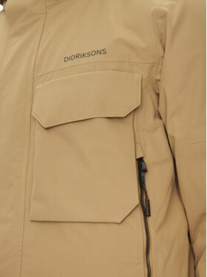 Didriksons Płaszcz zimowy Drew 505778 Beżowy Regular Fit