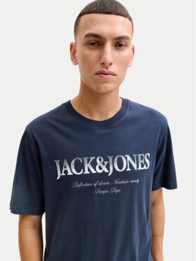 Jack & Jones T-Shirt Evin 12290173 Niebieski Regular Fit
