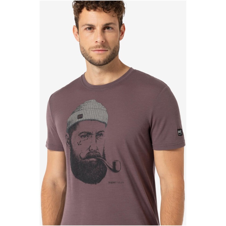 Koszulka z krótkim rękawem męska SUPER.NATURAL M SN Sailor Tee