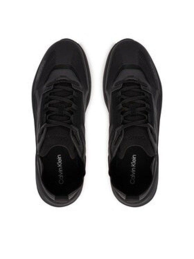 Calvin Klein Sneakersy Chunky Run Laceup Stripe Ny HM0HM02160 Czarny