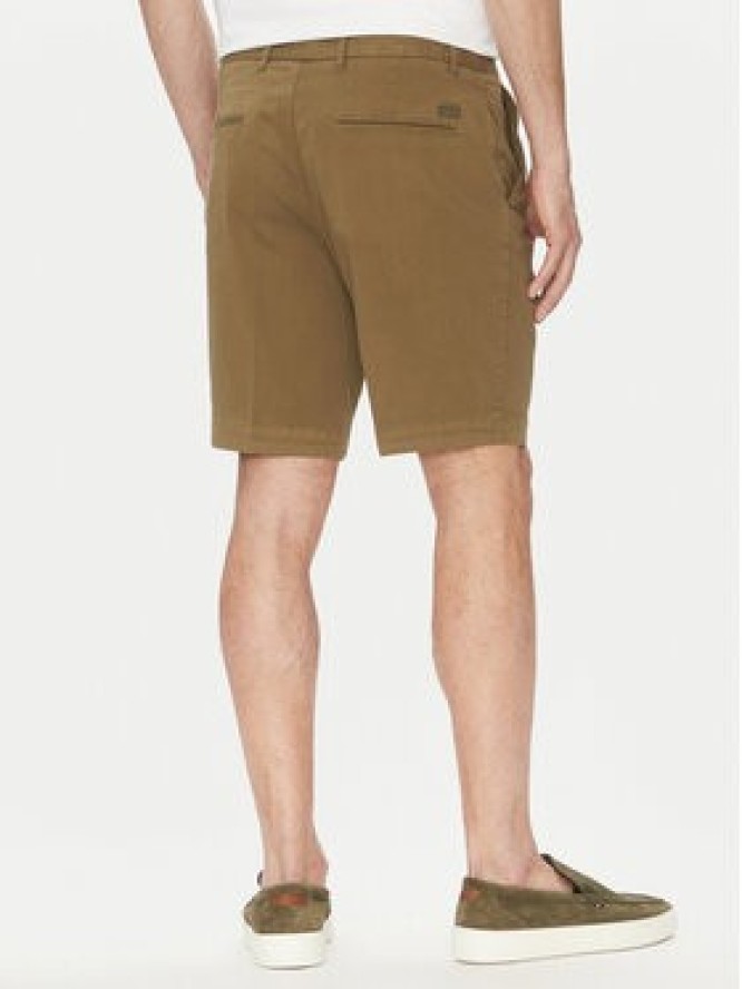 BOSS Szorty materiałowe H-Slice 50540743 Zielony Regular Fit