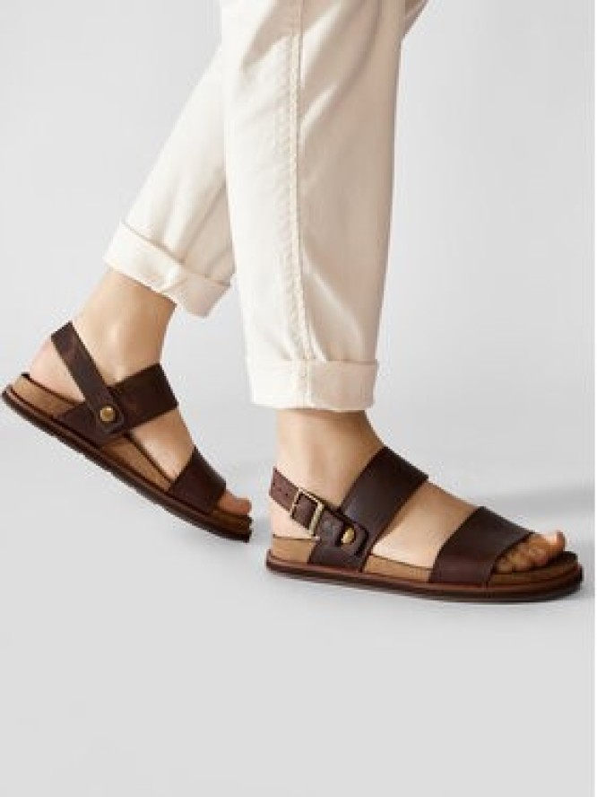 Timberland Sandały Amalfi Vibes 2Band Sandal TB0A419HV131 Brązowy