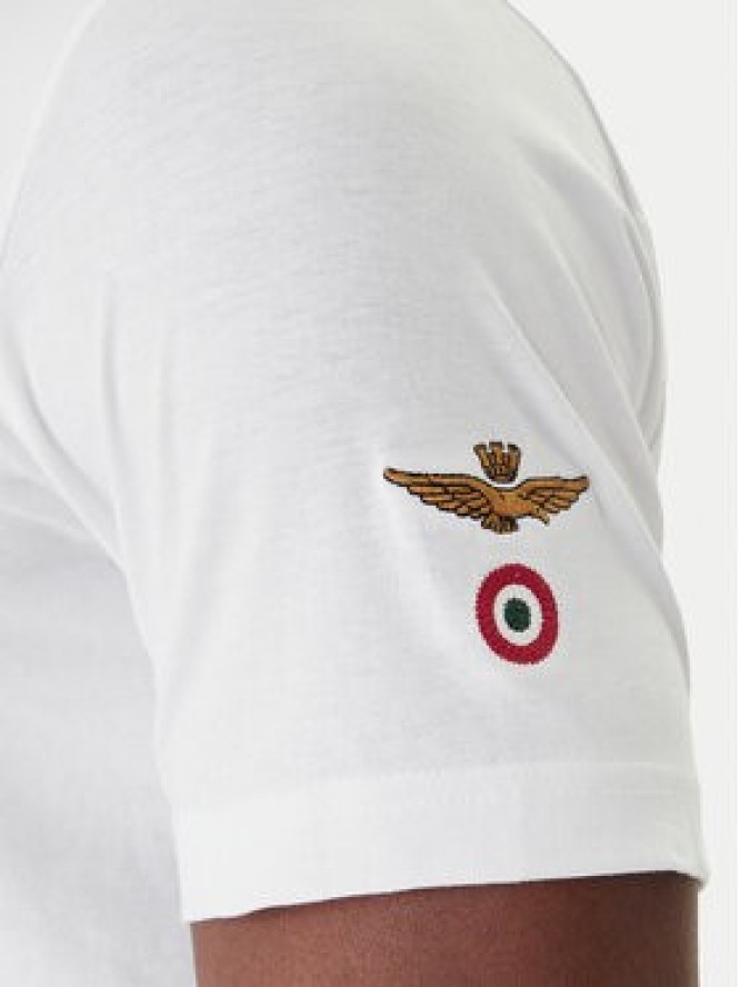 Aeronautica Militare T-Shirt 261TS2536UJ00641 Biały Regular Fit