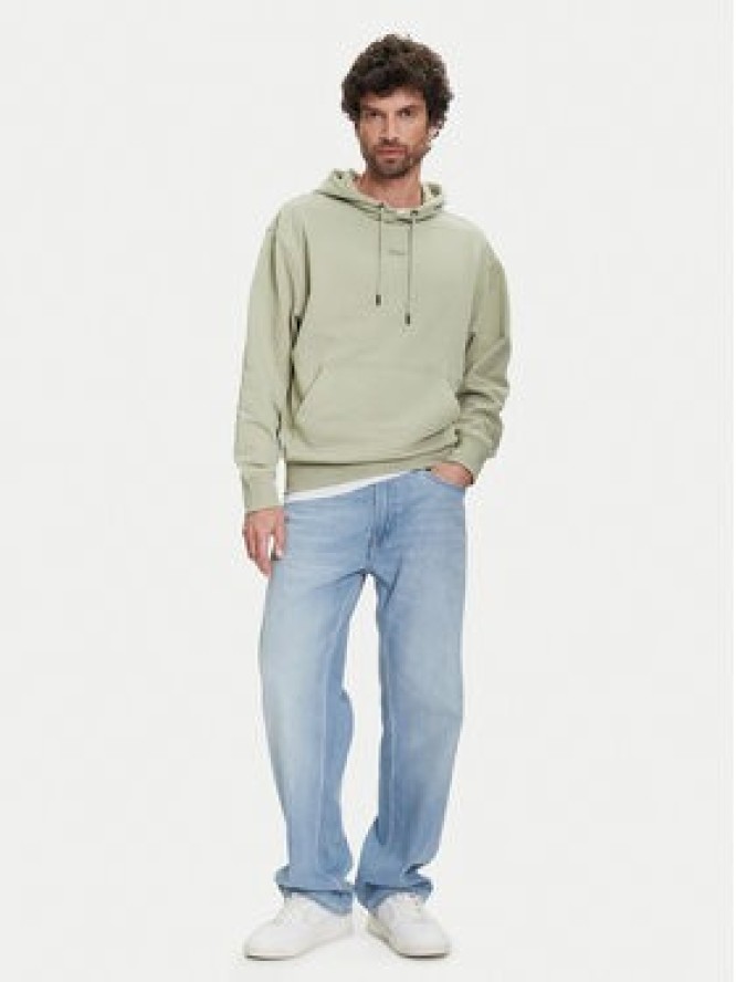 BOSS Bluza WeSmallhood 50514530 Zielony Regular Fit