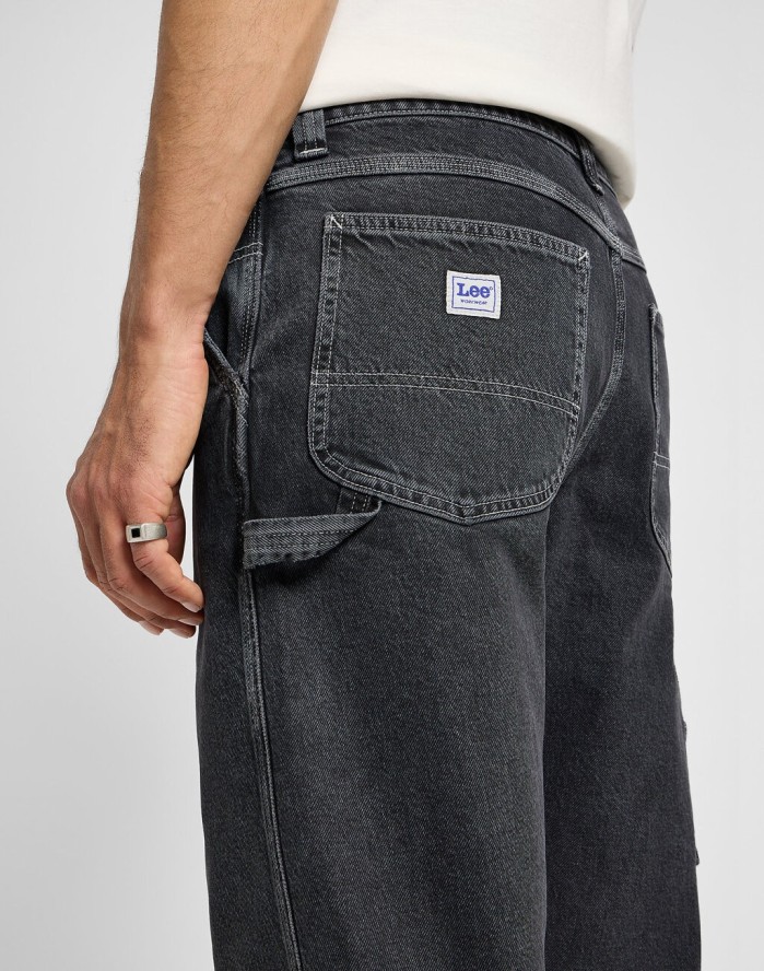 LEE MĘSKIE SPODNIE JEANSOWE CARPENTER BLACK STONE 112355778 L75K015943