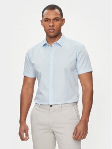 Jack & Jones Koszula Joe 12195062 Błękitny Slim Fit
