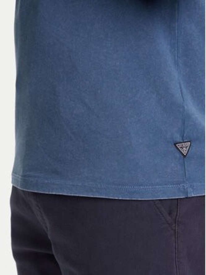 Guess T-Shirt M5YI42 KBW41 Granatowy Regular Fit