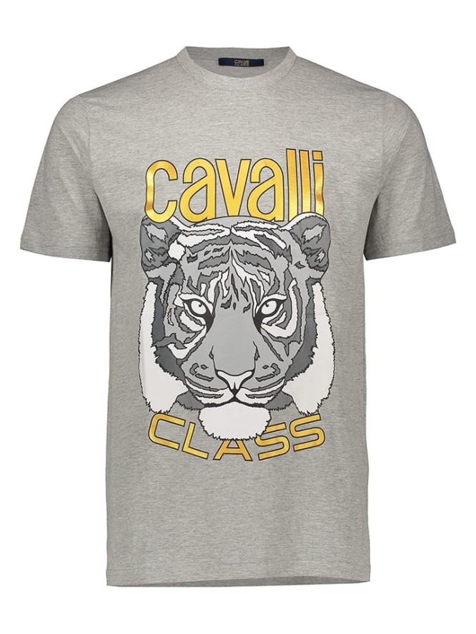 cavalli CLASS Koszulka w kolorze szarym rozmiar: XL