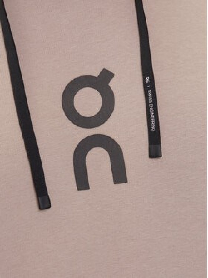 On Bluza Club Hoodie 1ME1003 Beżowy Relaxed Fit