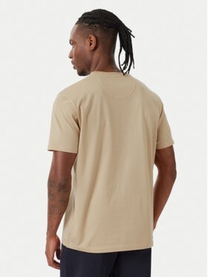 Beverly Hills Polo Club T-Shirt P-FW26M-TS1536 Beżowy Regular Fit