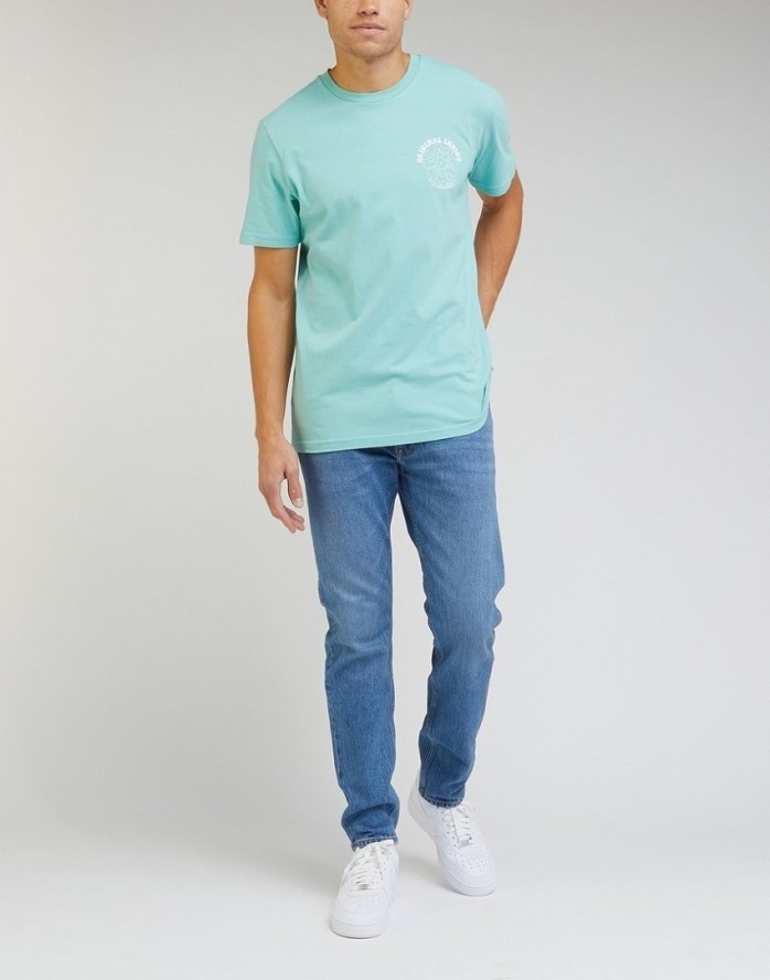 LEE RIDER MĘSKIE SPODNIE JEANSOWE JEANSY INTO THE BLUE WORN L701MWC02 112333673