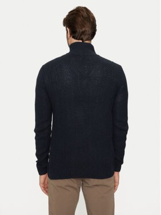 Jack & Jones Sweter Craig 12260826 Granatowy Regular Fit
