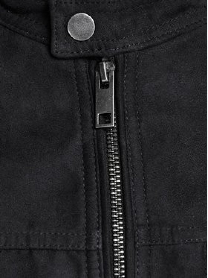 Jack & Jones Kurtka z imitacji skóry Rocky 12147218 Czarny Regular Fit