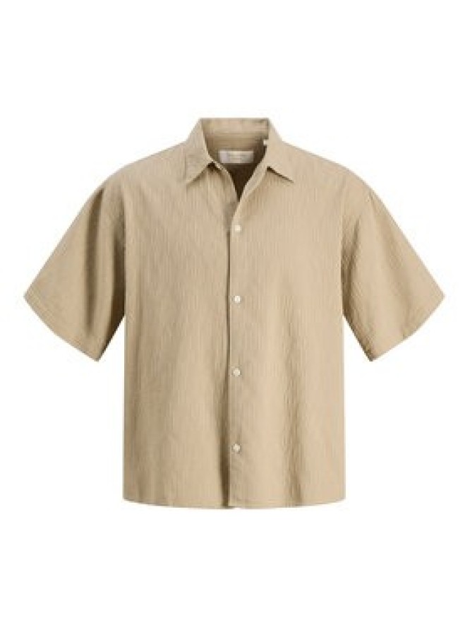 Jack & Jones Koszula Montauk 12293555 Beżowy Regular Fit
