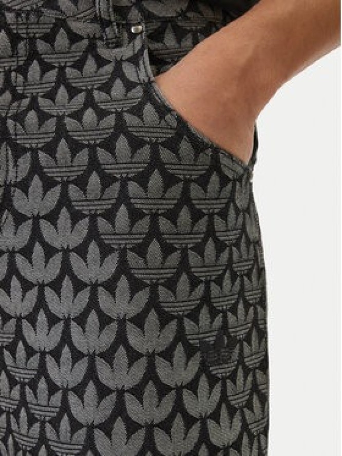 adidas Jeansy Monogram KC6380 Szary Loose Fit