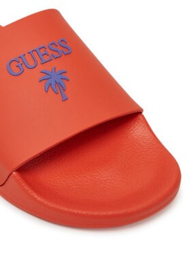 Guess Klapki F5GZ05 BB00F Pomarańczowy