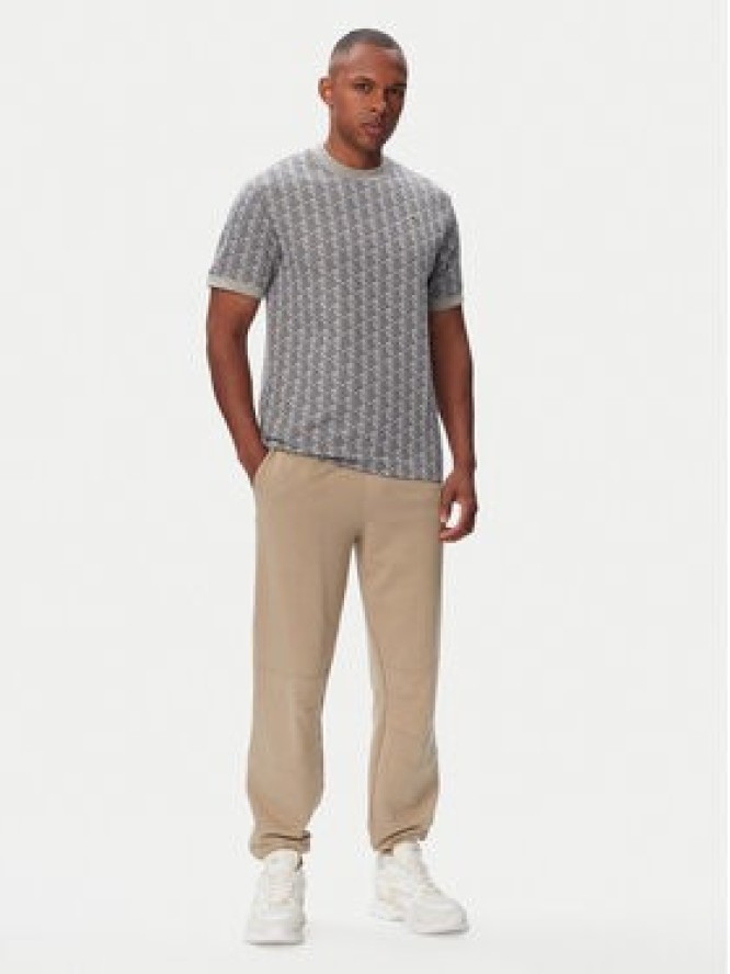 Lacoste T-Shirt TH1197 Szary Regular Fit