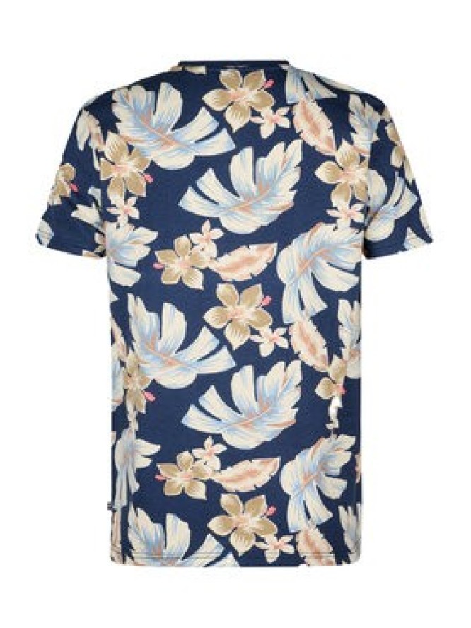 Petrol Industries T-Shirt M-1050-TSR655 Granatowy Regular Fit