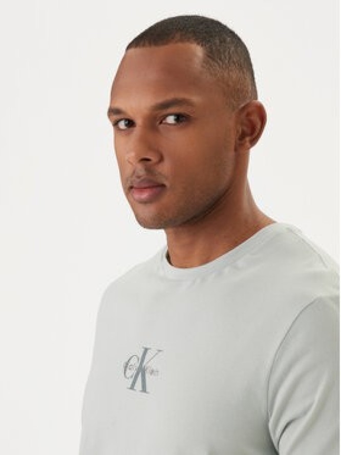 Calvin Klein Jeans T-Shirt LV04RB866G Zielony Regular Fit