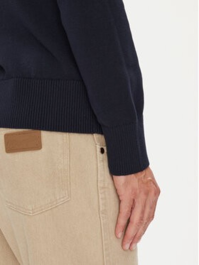 Tommy Jeans Sweter Essential DM0DM20304 Granatowy Slim Fit