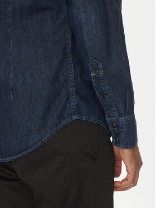 G-Star Raw Koszula jeansowa Dakota D23616-D252 Granatowy Slim Fit