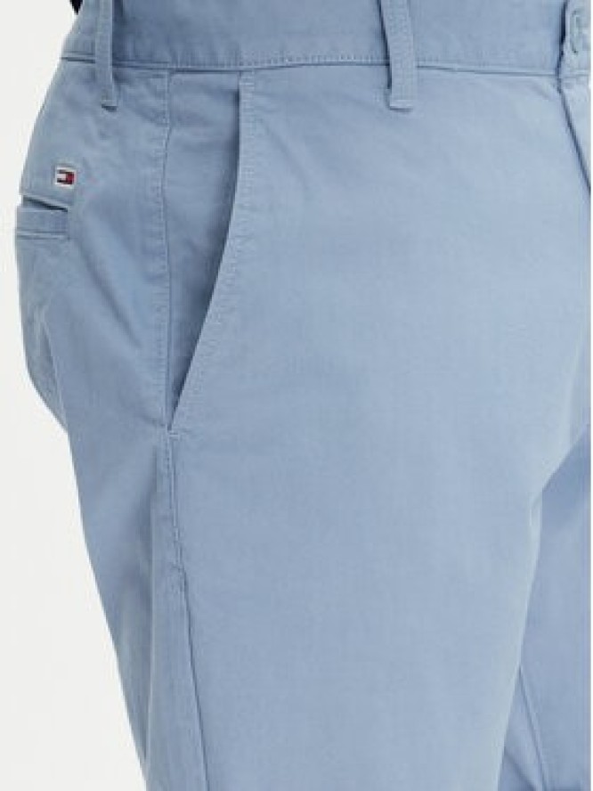 Tommy Jeans Szorty materiałowe Scanton DM0DM21950 Niebieski Slim Fit