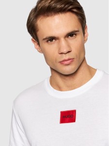 Hugo T-Shirt Diragolino 212 50447978 Biały Regular Fit