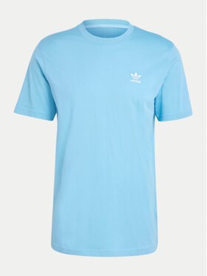 adidas T-Shirt Trefoil Essentials IZ2099 Błękitny Regular Fit