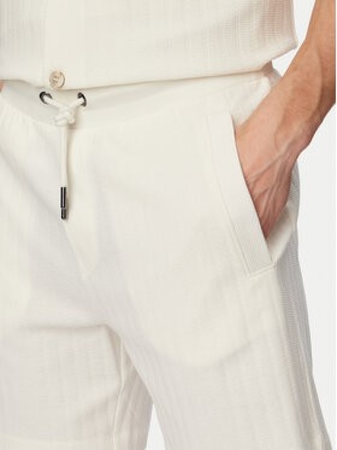 JOOP! Szorty materiałowe Juanito 30104273 Kremowy Regular Fit