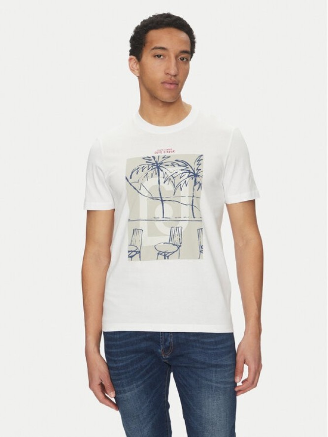 Liu Jo T-Shirt QA5189 J4924 Biały Regular Fit