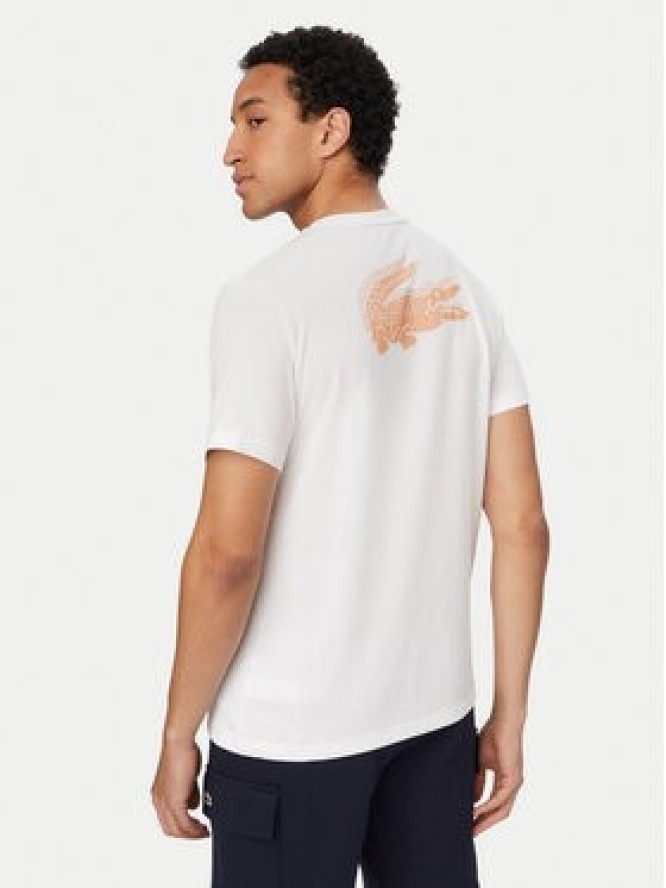 Lacoste T-Shirt TH0003 Biały Regular Fit