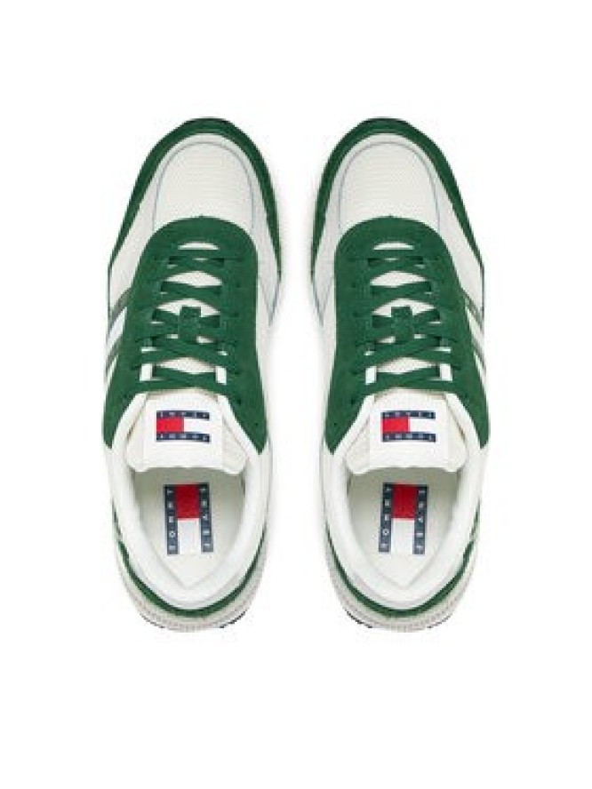 Tommy Jeans Sneakersy Tjm Technical Runner Ess EM0EM01537 Zielony