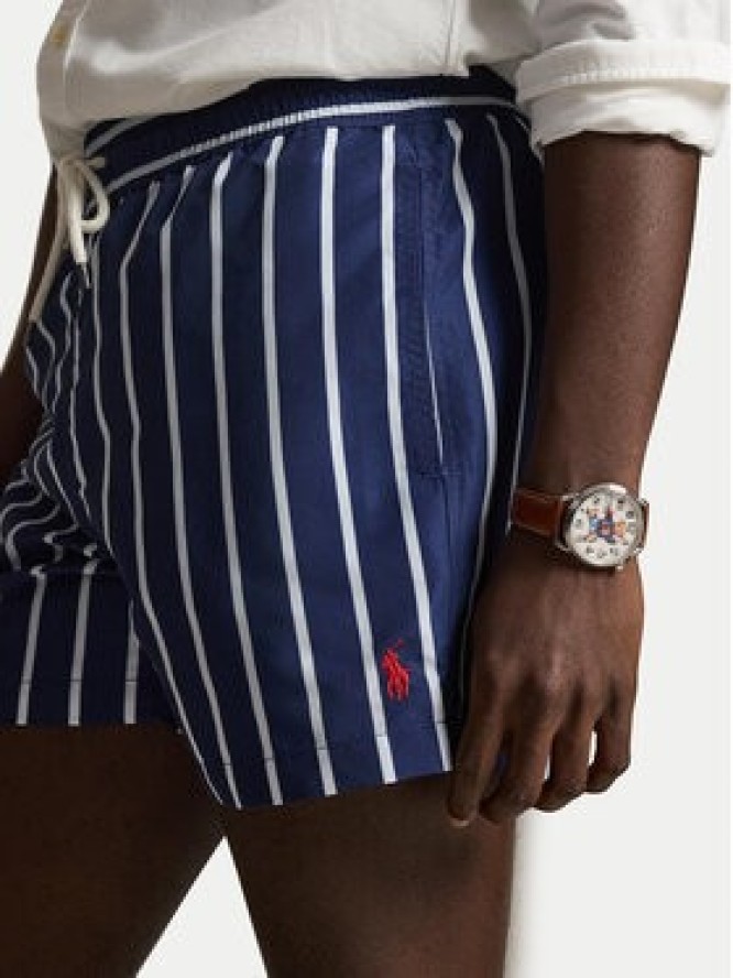 Polo Ralph Lauren Szorty kąpielowe 710975405001 Granatowy Slim Fit