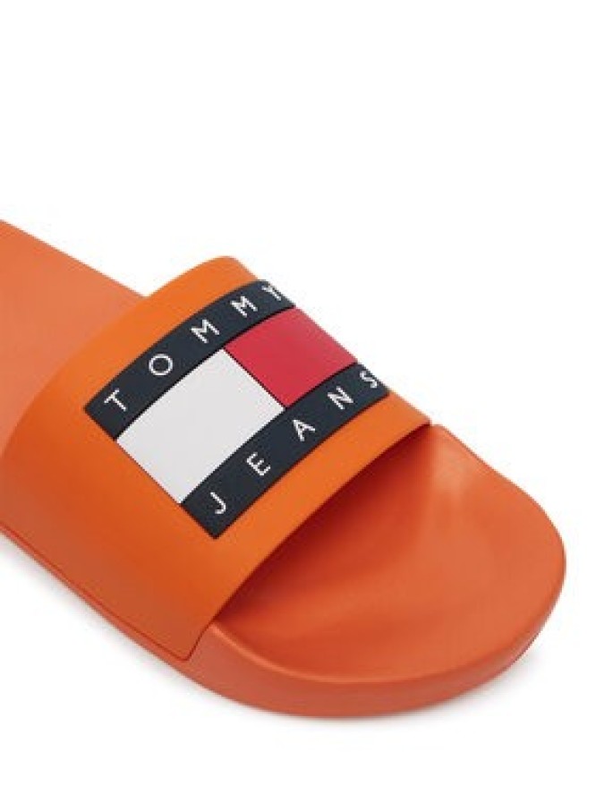 Tommy Jeans Klapki Tommy Jeans Pool Slide Ess EM0EM01191 Pomarańczowy