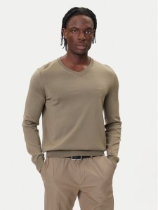 BOSS Sweter Baram-L 50476363 Brązowy Regular Fit