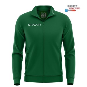 Bluza sportowa Givova Polarfleece Mono 500 zielona
