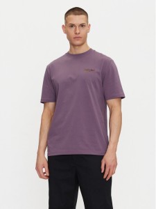 Timberland T-Shirt TB0A6DMA Fioletowy Regular Fit