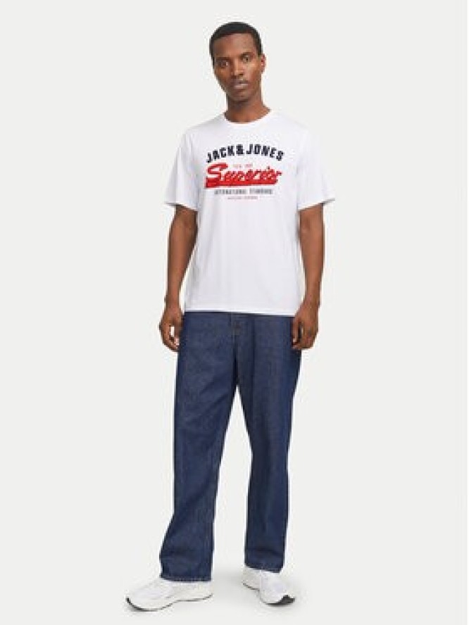 Jack & Jones T-Shirt Logo 12268267 Biały Standard Fit