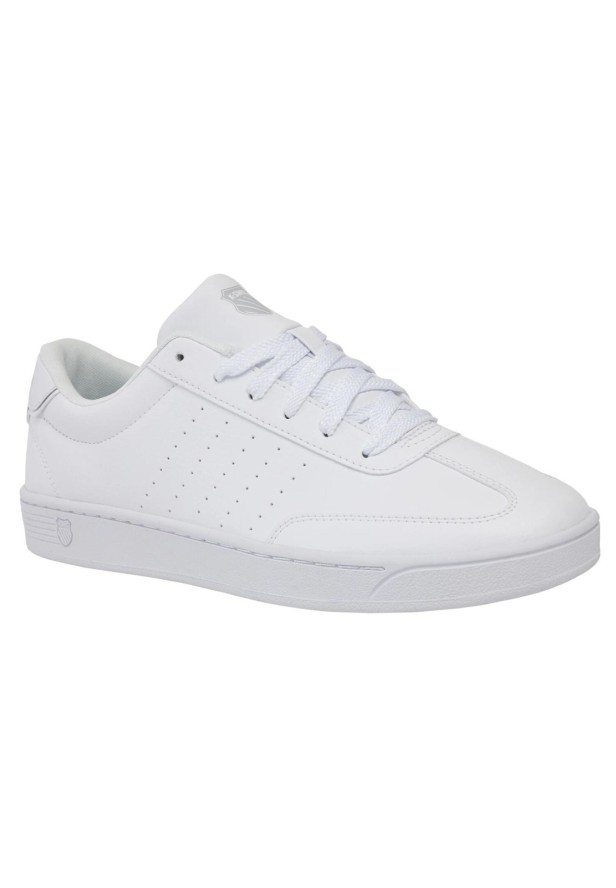 Sneakersy męskie K-swiss COURT BALBOA SYN na co dzień białe (04736-106-M)