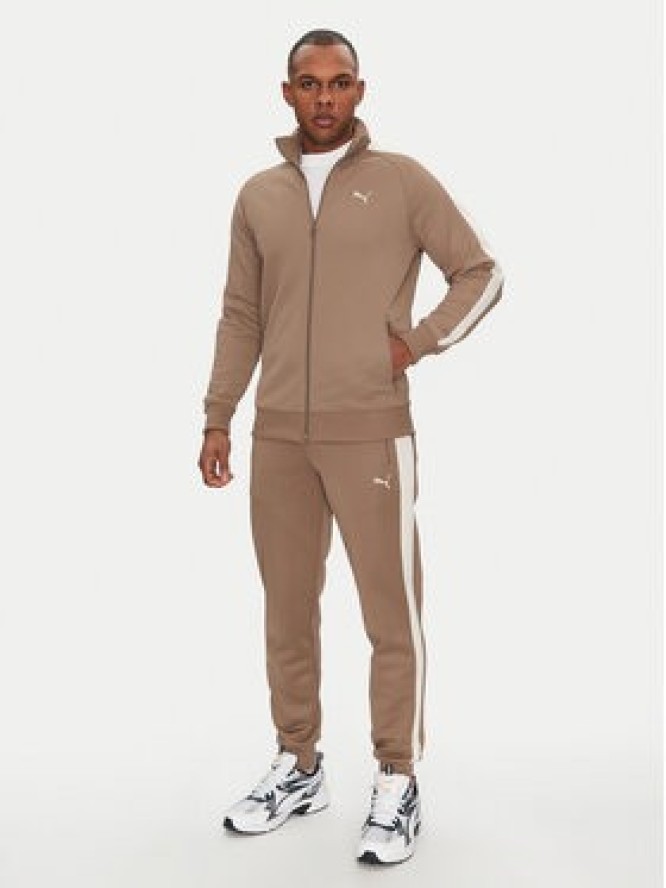 Puma Bluza T7 Always On 629587 Beżowy Regular Fit