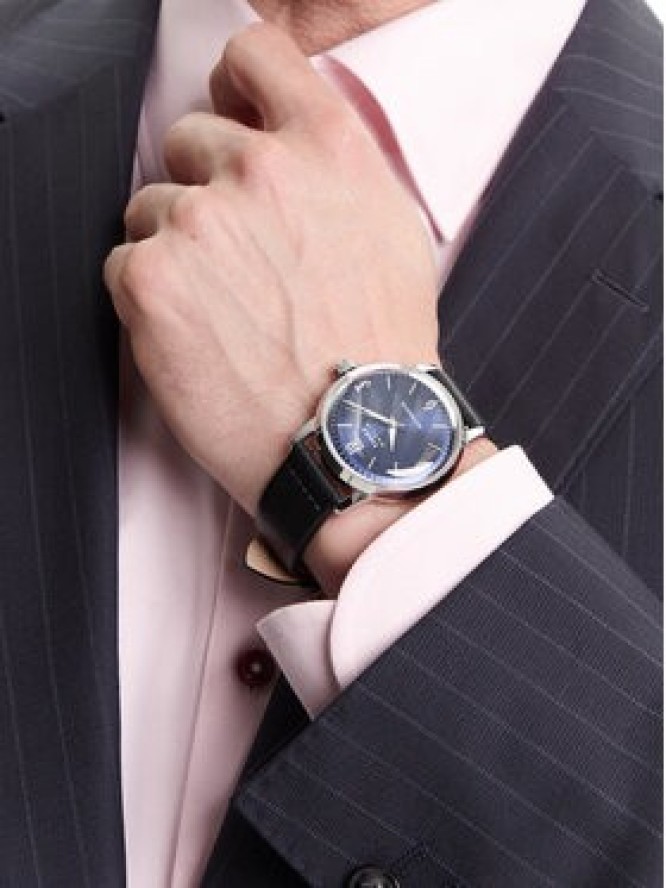 Timex Zegarek Marlin® Automatic TW2W93100 Srebrny